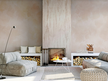 Шелковые стены с эффектом травертина