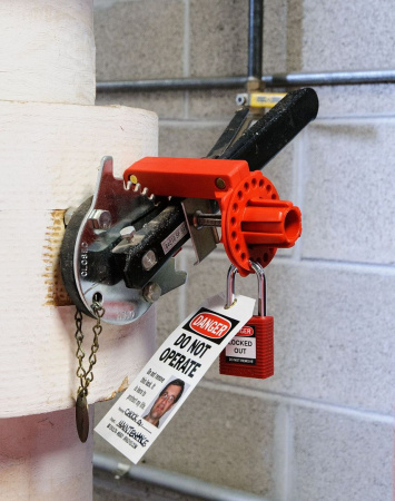 Блокиратор-зажим дискового затвора