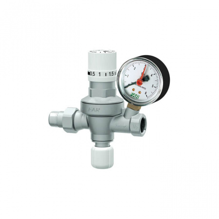FAR  Автоматический редуктор подпитки c визуализацией настраиваемого давления, с манометром 1/2"  FA 2106 12