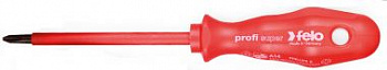 Отвёртка  диэлектрическая, серия 614, PH 1, 80х5,0 FELO 614 102 90