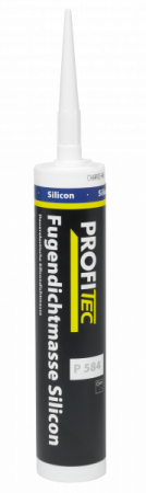Герметик силиконовый прозрачный PROFI Tec P584 Fugendichtmasse Silicon 300мл