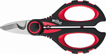 Ножницы электрика Wiha с функцией обжима