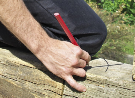 PICA-MARKER 540/24-1 Строительный карандаш, 24 см, твердость 2H