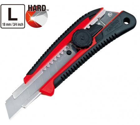 Нож TAJIMA GRI в чехле, 18 мм LC561RHSBL