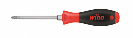 Отвёртка Wiha SoftFinish Pozidriv с шестигранным жалом и шестигранником под гаечный ключ