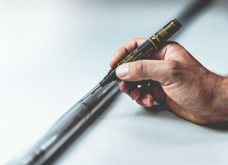 PICA-MARKER 150/41/SB Строительный маркер для глубоких отверстий Pica - Ink (Синий)