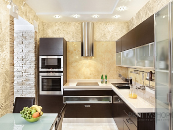 Кухня в стиле Art Marine дизайн