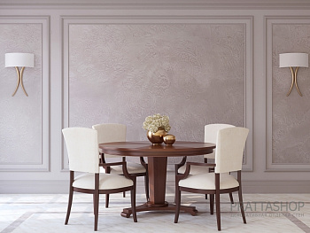 Эффект состаренного велюра на стенах