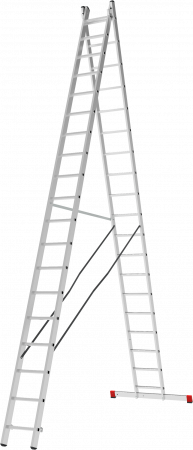 Лестница алюминиевая многофункциональная двухсекционная NV2220 артикул 2220219