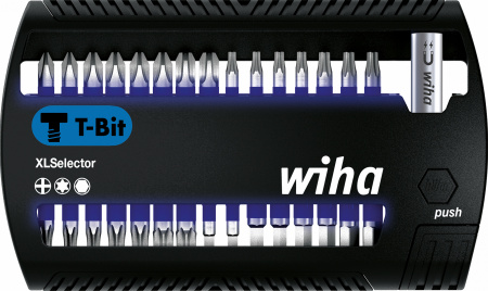 Набор бит Wiha XLSelector T, 25 мм Phillips, TORX®, шестигранник