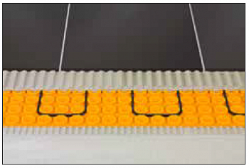 Компенсирующее нагрузки гидроизоляционное полотно Schluter-DITRA-HEAT, арт. DH512M(рулон 12,5м)