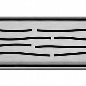 Решетка TECE TECEdrainline organic для слива из нержавеющей стали прямая 600761