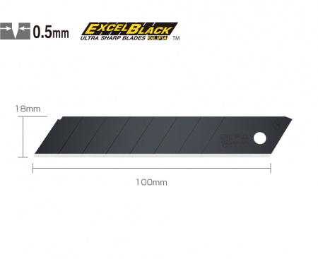 Лезвие «BLACK MAX» сегментированноеOL-LBB-10B
Обратная связь