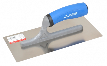 Гладилка нержавеющая 270х130 мм с поворотной ручкой, CORTE