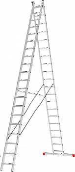 Лестница алюминиевая многофункциональная двухсекционная NV2220 артикул 2220220