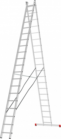 Лестница алюминиевая многофункциональная двухсекционная NV2220 артикул 2220220