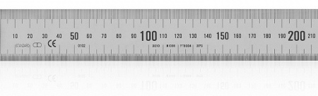 Линейка TAJIMA из нерж.стали, 1-й класс точности, 1000мм х 35мм SSRA0MC
