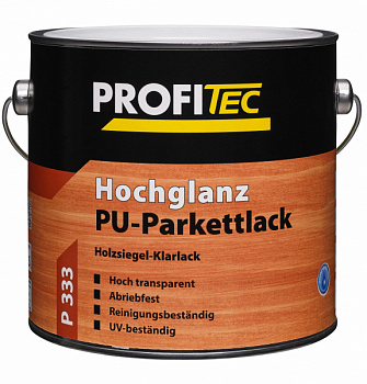 Лак акриловый глянцевый PROFI Tec P333 PU-Parkettlack hochgl., 2,5л