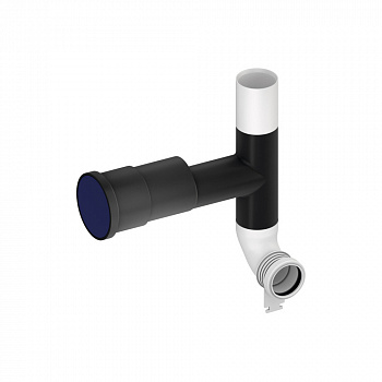 TECE  Сливной патрубок с отводом для подключения к вентиляции DN 70, 90 градусов , отвод влево  9820126