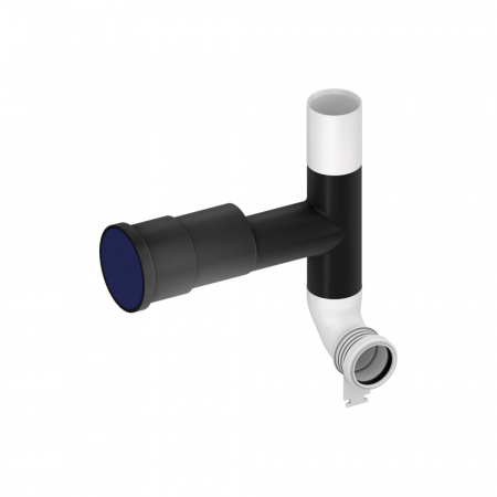 TECE  Сливной патрубок с отводом для подключения к вентиляции DN 70, 90 градусов , отвод влево  9820126