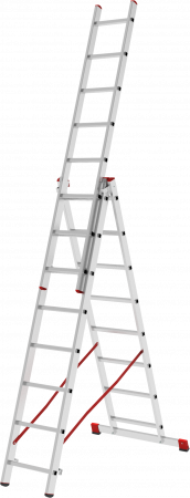 Лестница алюминиевая трехсекционная VIRA NV4230 артикул 4230308