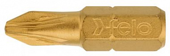 Бита крестовая серия TiN PZ 1X25, 100 шт. FELO 02101077