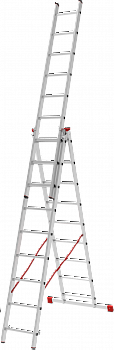 Лестница алюминиевая трехсекционная VIRA NV4230 артикул 4230309