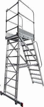 Лестница передвижная с площадкой высотой 2,2 м NV 8000030