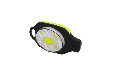 Шапка с фонариком желтая 150 Lm USB