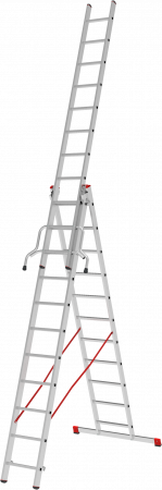 Лестница алюминиевая трехсекционная VIRA NV4230 артикул 4230311