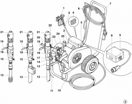 Выпускной клапан в сборе HC 950/970 (Outletvalve assy 349151)