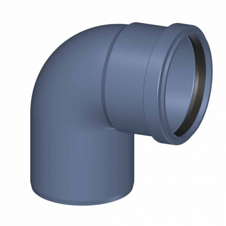 POLO-KAL  Шумопоглощающий отвод канализационный 87,5° 90-87,5°  02174
