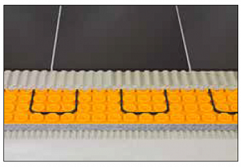 Компенсирующее нагрузки гидроизоляционное полотно Schluter-DITRA-HEAT-DUO, арт. DHD8MA(лист 0,8м2)