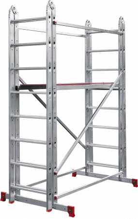 Вышка-тура многофункциональная шарнирная с рабочей высотой до 5 м NV2440 артикул 2440226