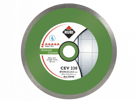 Диск сплошной для керамики CEV 200 SUPERPRO. RUBI