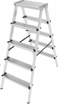 Стремянка алюминиевая двухсторонняя NV1120 артикул 1120205