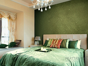 Матовое моющееся покрытие с серебряными блестками