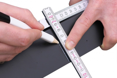 PICA-MARKER 546/24-1 Cтроительный карандаш, черный/белый