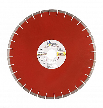 Диск алмазный отрезной 450*50 Сегмент Гранит Серебряная пайка SWG904