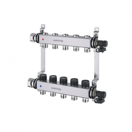 Oventrop  Распределительная гребенка Multidis SF (2020), PN 10, 2 х G ¾ с регулирующими вентильными вставками 2 контура  1406552