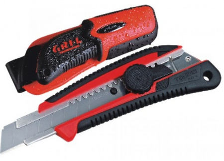 Нож TAJIMA GRI в чехле, 18 мм LC561RHSBL