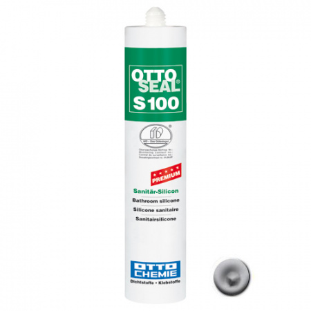 Профессиональный универсальный силиконовый герметик OTTOSEAL S100 PREMIUM С43 (манхетен), 300мл