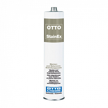 Паста для удаления силикона с поверxности мрамора и природного камня OTTO StainEx (бежевая), 310мл