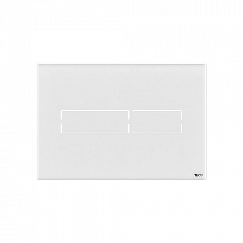 TECE TECElux mini панель смыва стеклянная сенсорная Белый 9240960