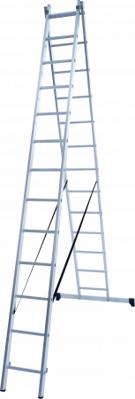 Лестница алюминиевая двухсекционная NV1220 артикул 1220213