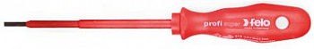 Отвёртка диэлектрическая, серия 613, SL 4,0х0,8х100 FELO 613 040 90
