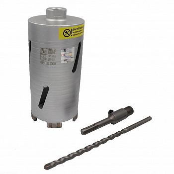 Коронка алмазная по бетону 82*150 мм Hilberg Laser Deep Drill HD382