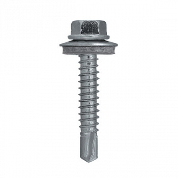 Саморез с редуцированным сверлом OC 5.5, шайба EPDM (цвет по RAL)