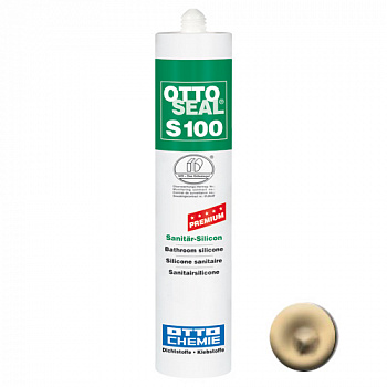 Профессиональный универсальный силиконовый герметик OTTOSEAL S100 PREMIUM С1169 (мельба), 300мл