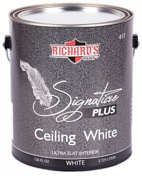 Richard's Paint Signature Ceiling Flat White 417
